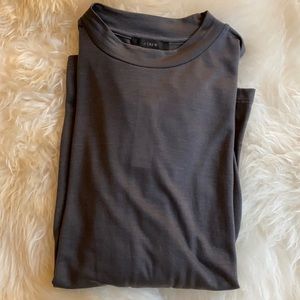 J Crew Tencil Charcoal Gray Tee
